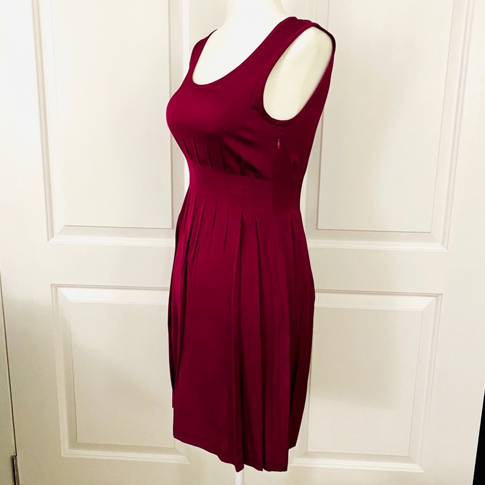Theory Pleated A-Line Dress